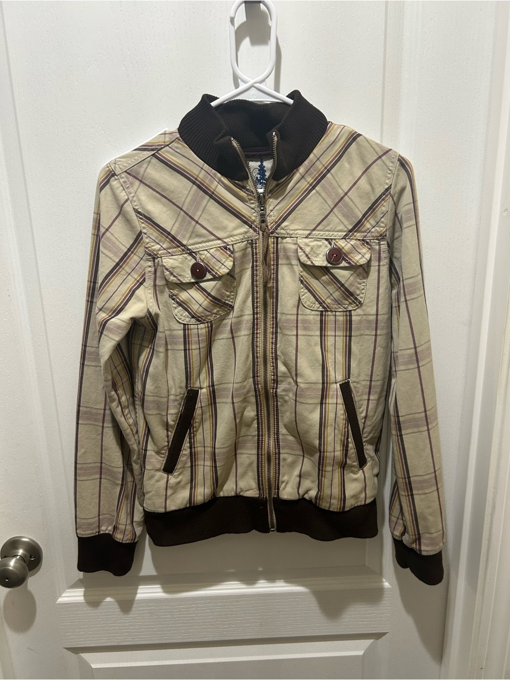 Fossil Plaid Jacket M